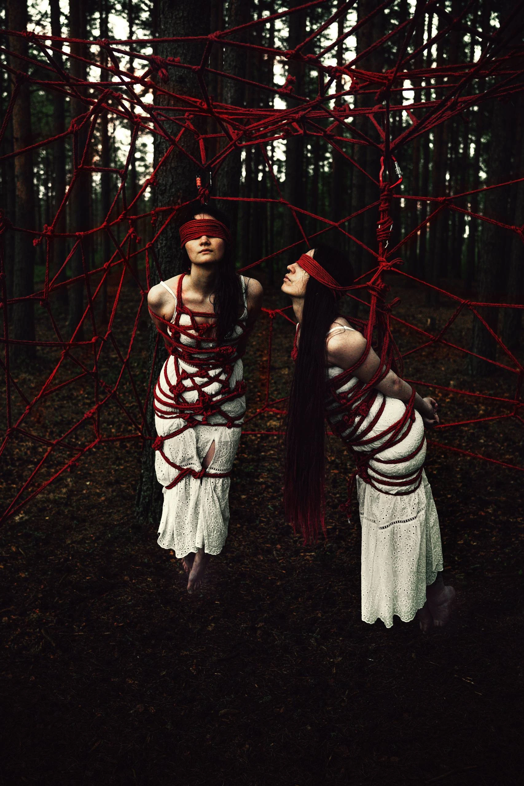 Arseniy Nazaruk — forest rope installation